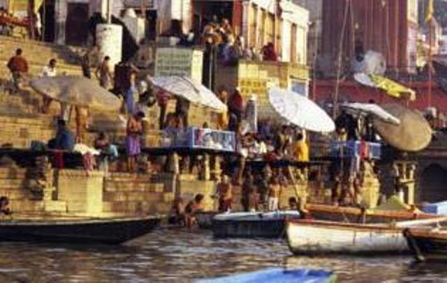 P G On Ganges Benares Buitenkant foto