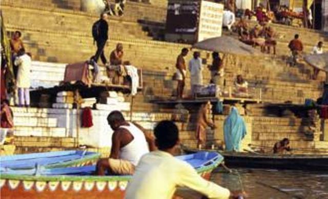 P G On Ganges Benares Buitenkant foto